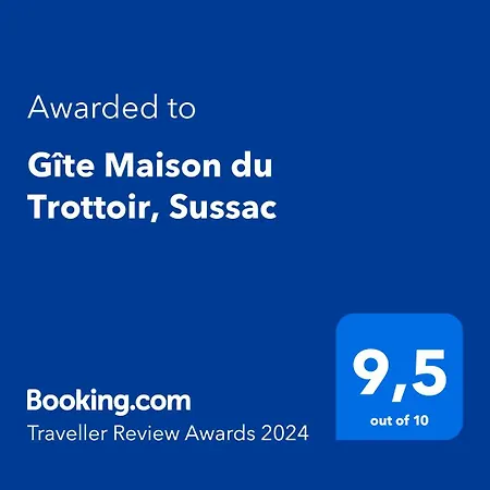 Gite Maison Du Trottoir, Sussac Extérieur photo